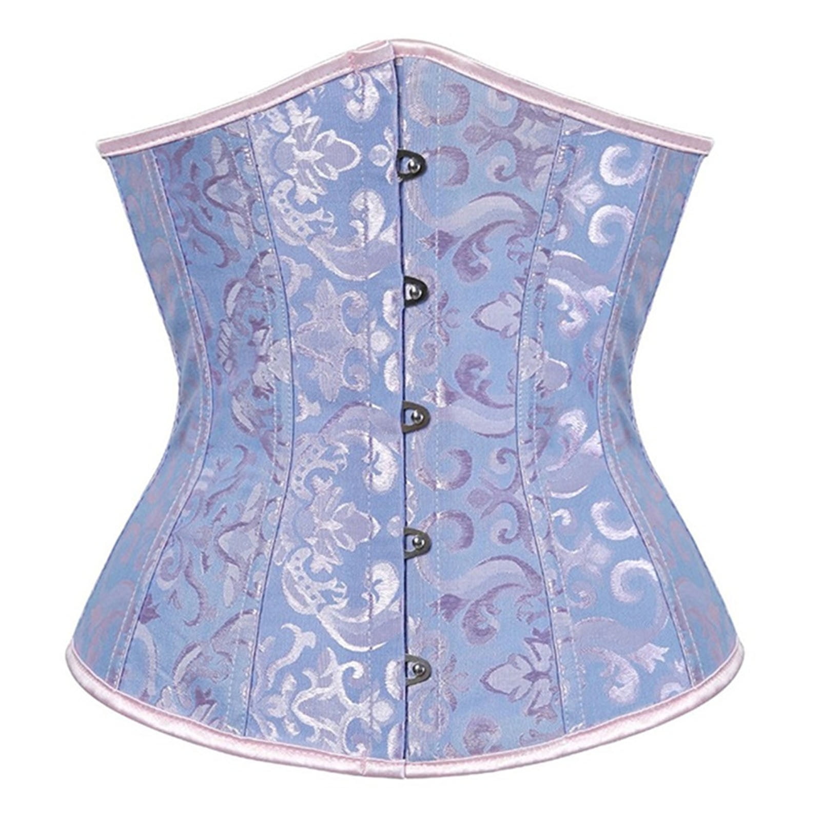 BZGTZT Heavy Duty Waist Trainer Womens Conical Curvy Corset Underbust Steel Boned Corset Hourglass Body Shape Clothes Walmart