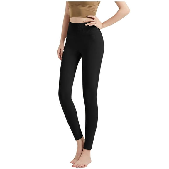 BZGTZT High Waisted Leggings for Women Cotton Compression Yoga Pants Tummy Control Opaque Slim Workout Running Pants