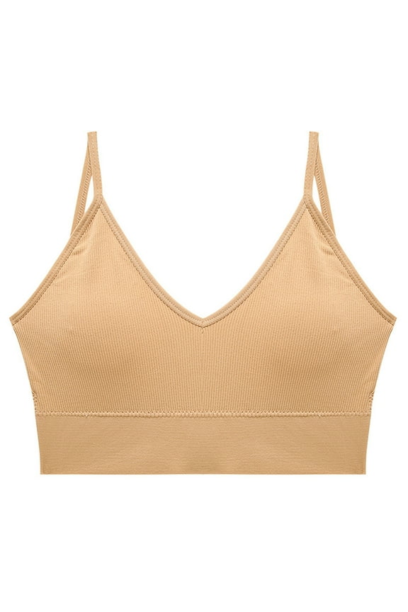 Low Back Seamless Bras Backless Wireless Multiway Convertible Halter Spaghetti Strap Padded Lifting Bralette