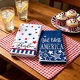 thumbnail image 1 of BZPIZ American Flag Towel, 2PC Red White Blue Premium Soft Towel Highly Absorbent Quick Drying for Sweat Absorption Daily Home Use Beach Bath Pool Summer & Vacation 4th of July Decorations, 1 of 6