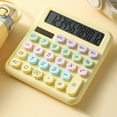 thumbnail image 1 of BZPIZ Back to S-chool Calculators Desktop Mechanical Switch Calculator with Big Buttons, Calculators Desktop, 12 Digits, Large LCD Display, Desk Calculator for S_tudents K*ids Home Office, 1 of 6