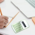 thumbnail image 1 of BZPIZ Back to S-chool Supplies Mini Calculator 12 Digit Desktop Calculator Basic Desk Calculator with Large LCD Display,Big Buttons,4 Function,Battery Dual Power for Office, S+chool, Home, 1 of 7