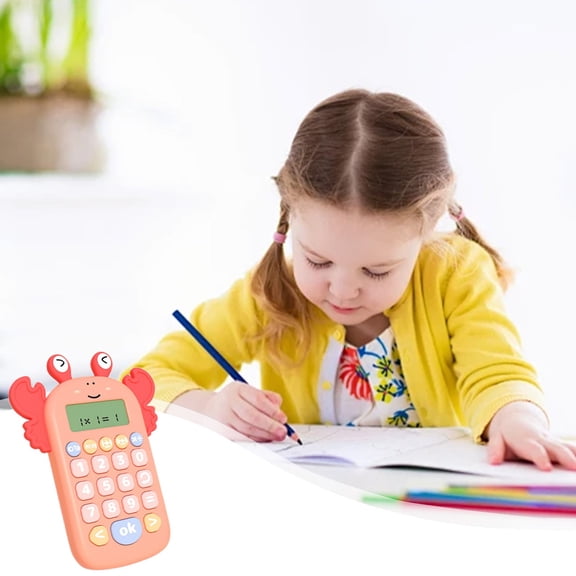 BZPIZ Back to S-chool Supplies Pink Calculator Desktop Calculator Basic Desk Calculator with Large LCD Display,Big Buttons,Battery Dual Power for Office,S8chool, Home & Business Use,Automatic Sleep