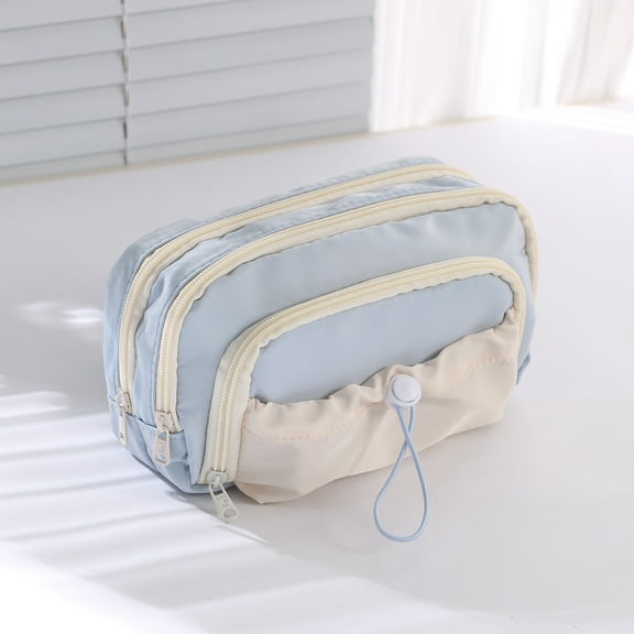 BZPIZ Back to S-chool Pencil Bag Pen Bag with Zipper Big Capacity Pouch Organizer for Office Travel Holder Box