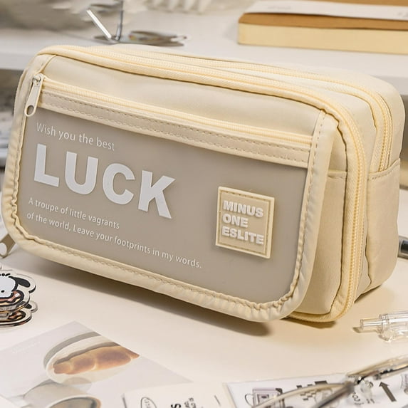 BZPIZ Back to S-chool Pencil Bag Pen Bag with Zipper Big Capacity Pouch Organizer for S*chool C*lassroom Supplies/S*tudent/Office/Home