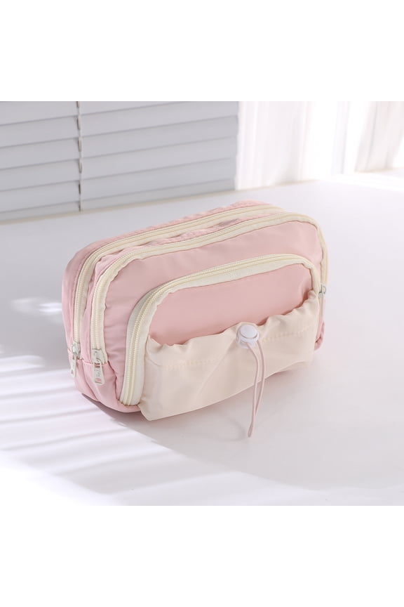 Back to S-chool Supplies Pencil Case Large Storage High Capacity Bag Pouch Holder Box Organizer for S-tudent T*een Adults Preppy