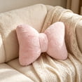 thumbnail image 1 of BZPIZ Bow Pillow Throw Pillows, Soft Bow Decorative Pillows for Bed Sofa Aesthetic Home Decor Pink, 1 of 8