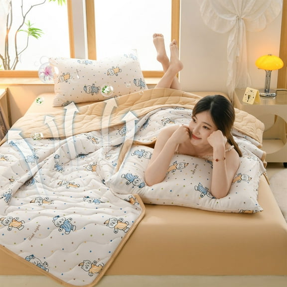 BZPIZ Cooling Blankets for Hot Sleepers Bedroom Decor Breathable Lightweight Blankets for Sleeping Bed & Sofa