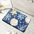 thumbnail image 1 of BZPIZ Cute Ocean Bathroom Rugs, Non Slip Super Absorbent Beach Bathroom Rug Quick Dry Bath Mat for Shower Floor, Kitchen Decor, 1 of 6