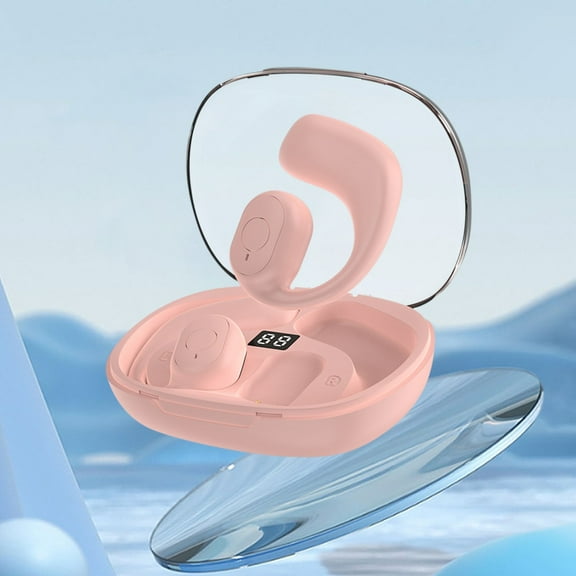 BZPIZ Earphones Wireless Bluetooth,Noise Cancelling Mic,10mm Drivers with Big Bass,Headphones for Travel Home Office Cellphone PC