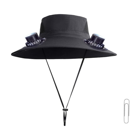 BZPIZ Fishing Accessories with Mask Solar Fan Outdoor Fishing Hat Fishing & Beach Hat with Fan Built in Outdoor Hiking Camping Fishing Hat