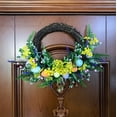 thumbnail image 1 of BZPIZ Flash Deals Wreaths for Front Door Blooming Artificial Flowers Front Door Wreath, Spring Summer Wreath Outdoor Floral Door Decor for Home Wall Wedding Farmhouse, 1 of 6