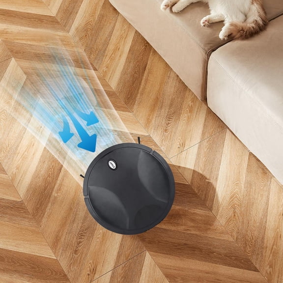 BZPIZ Floor Care Robot Vacuum Automatic Intelligent Sweeping Robot Vacuum Cleaner, USB Rechargeable Mini Lazy Charging Automatic Cleaner for Household Sofa Bedroom