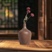 BZPIZ Flower Vases for Centerpieces Matte Vases for Modern Table Wood Vase Small Bud Decorative Floral Vase Home Decor Centerpieces, Arranging Bouquets, Connected Tubes for Home Decor, Table