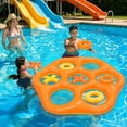 thumbnail image 1 of BZPIZ Giant Tic Tac Toe Game & Pool Toys Hexagonal Inflatable Ring Toss Game Jumbo Floating Swimming Pool Game for Adults Teens Family, Backyard, Beach Activity Set Summer Pool Party Water Toys, 1 of 6