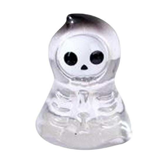 BZPIZ Halloween Decorations Halloween Pumpkin Decor Resin Pumpkin Ghost Decor for Table/Halloween/Window/Present Box/Gift