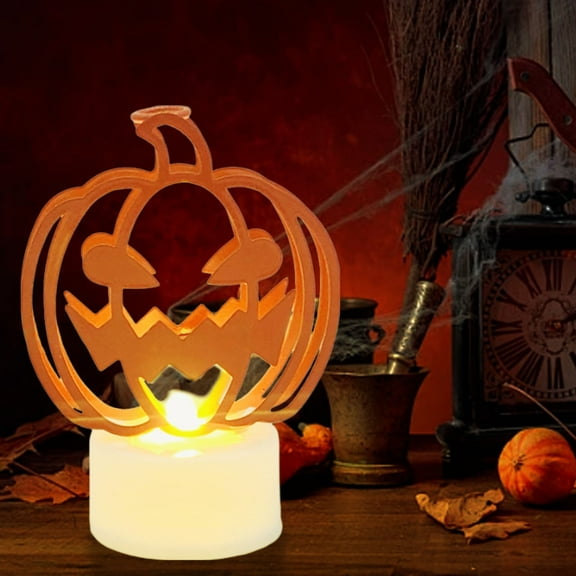 BZPIZ Halloween Decorations Savings Jack O Lantern Decor Halloween Pumpkin Lamp for Indoor Outdoor Tabletop Decorations Props