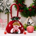 thumbnail image 1 of BZPIZ Holiday Drawstring Gift Bags,Reusable Tote Bags with Handle,Thickened Flannel Snowman Xmas Bags for Kids Candy Goodie Bags Christmas Party Favors, 1 of 6