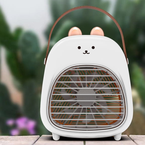 BZPIZ Household Fans Small Air Conditioner Fan Cooling, Dehumidifier, Fan, Remote Control and Window Mount Kit Included for Home, Bedroom, Travel, Office, Outdoor, Indoor