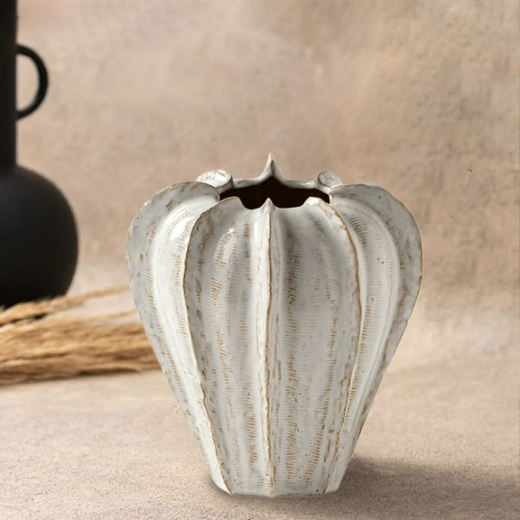 BZPIZ Modern Flower Vases Ceramic Flower Vase for Home Decor Modern Decorative Vases Minimalism Boho Vases Table Centerpieces, Kitchen Unique Decor for Rustic Farmhouse Living Room, Gift