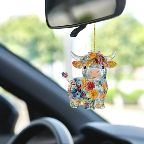 BZPIZ Outdoor Decor Suncatchers for Windows Hanging Animal Stained Acrylic Window Hanging for Car Home Decor