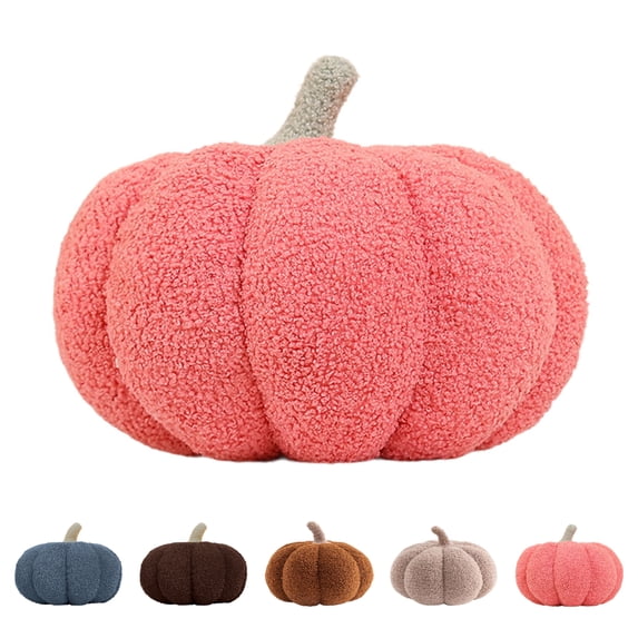 BZPIZ Pumpkin Shaped Throw Pillow, Cute Fall Decorative Cushion for Thanksgiving Home Decor, Soft Plush Pumpkin Pillow for Sofa Bed Couch Office Chair Halloween Party Decoration Gift