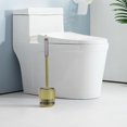 BZPIZ Toilet Bowl Brush with Ventilated Hidden Scrubber