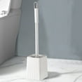 BZPIZ Toilet Brushes with Under Rim Hidden Scrubber