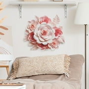 BZPIZ Wall Treatments Flash Savings Window Stickers Decals Self-Adhesive Wall Sticker Floral Decals DIY Removable Waterproof Sticker for Bedroom Living Room Nursery