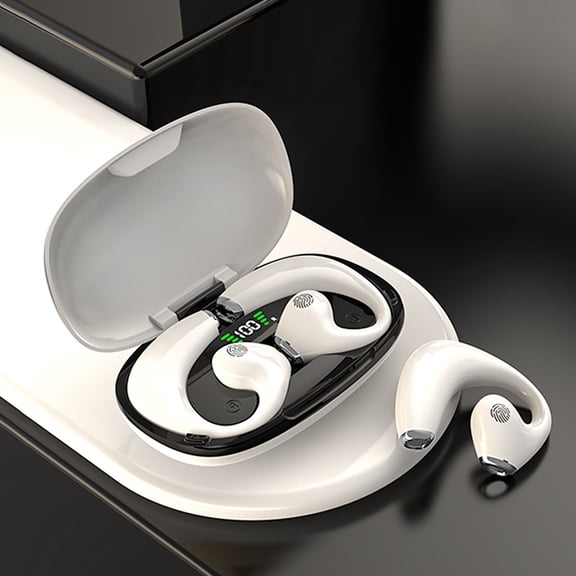 BZPIZ Wireless Headphones Bluetooth,Earbud Deep Bass Running Earphones,Long Distance Connection Headset,Earbuds with Mic for Smart Phone Computer Laptop