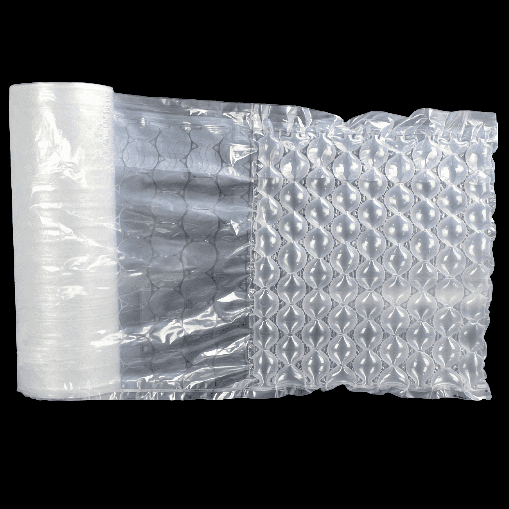 BZQZDAI 15.4" Wide 66Ft/Roll Air Bubble Cushion Wrap Roll Inflatable Air Pillow for Heavy Duty Packing and Moving with Free Pump