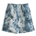 thumbnail image 1 of BZSMCE Adjustable Drawstring Casual Shorts With Blue Python Pattern Pattern, 1 of 9
