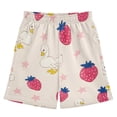 BZSMCE Adjustable Drawstring Casual Shorts With Duck and Strawberry ...