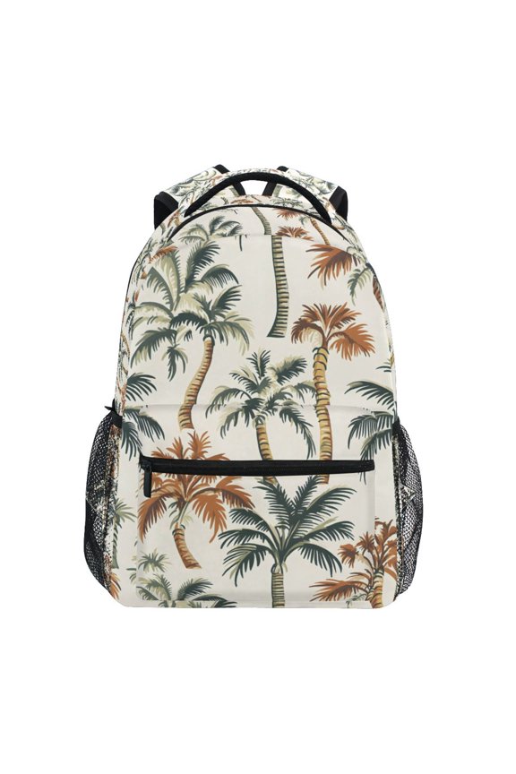 BZSMCE Backpack Schoolbag 15L/18L 2-SIZE Sharpes Palm Tree Pattern Pattern For the Backbags