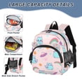 BZSMCE Backpack Suitable Schoolbag 290 Twill 9.4/12.25L-Cat Alien ...