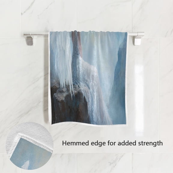 BZSMCE Bath Towel 30 X 15 in Soft Towel Angel Painting Design Pattern