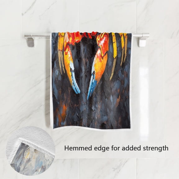 BZSMCE Bath Towel 30 X 15 in Soft Towel Crab Panttern Design Pattern