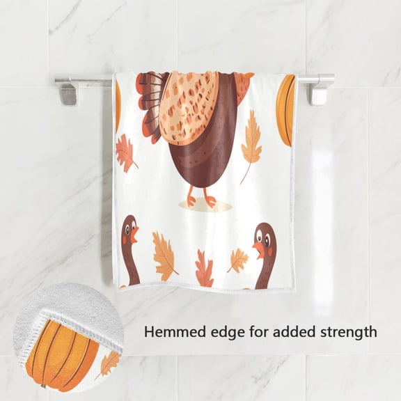 BZSMCE Bath Towel 30 X 15 in Soft Towel Cute Chicken Design Pattern