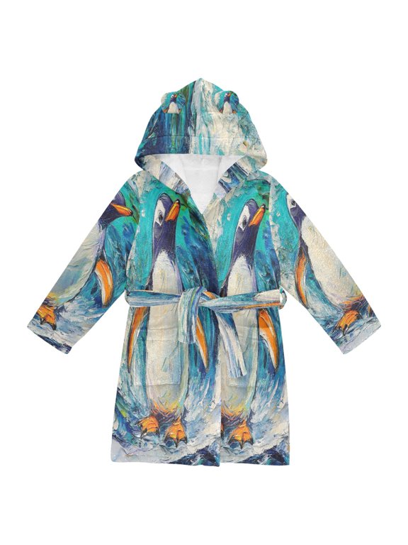 Bathrobes Belt Hooded Surfing The Swell Creative Pattern