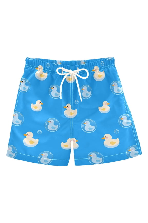 BZSMCE Beach Shorts Trunks Quick Dry Short Duck Pattern Of Printed