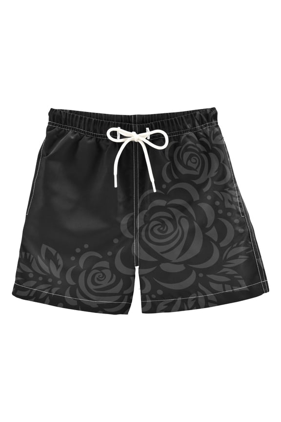 BZSMCE Beach Shorts Trunks Quick Dry Short Flower (26) Of Printed