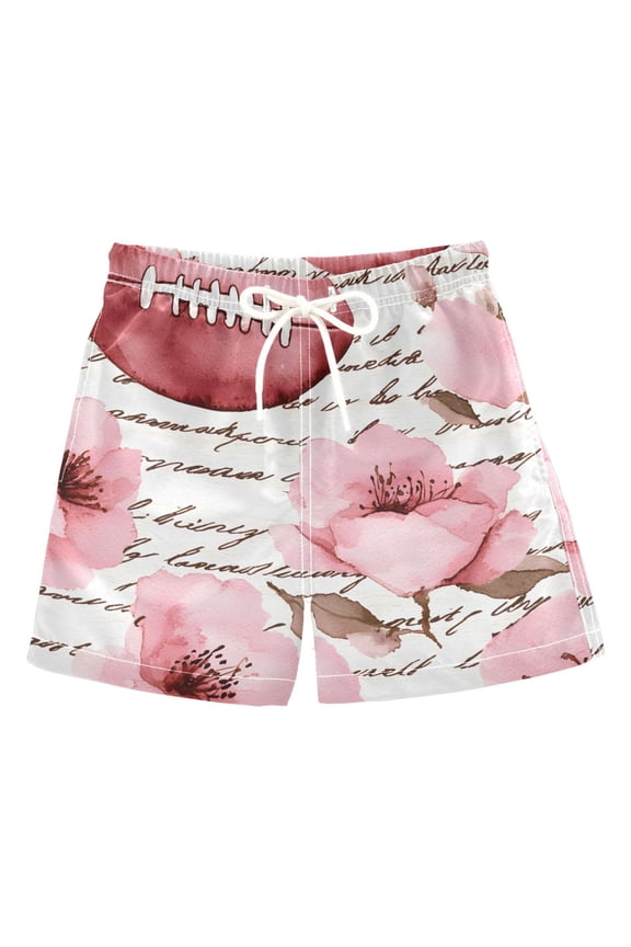 BZSMCE Beach Shorts Trunks Quick Dry Short Rugby Pattern (74) Of Printed