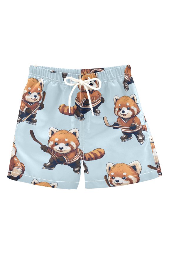 BZSMCE Beach Shorts Trunks Quick Dry Short Skating Rink with Many Cartoo Pattern Of Printed