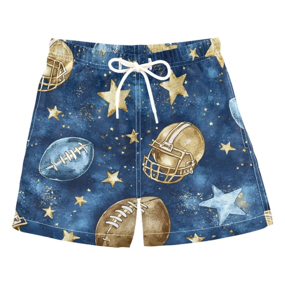 BZSMCE Beach Shorts Trunks Quick Dry Short Stars Blue Rugby Tile ...