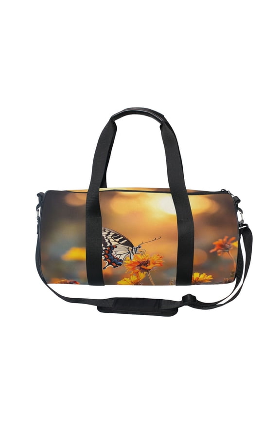 Bucket Sports Bag Creative Butterfly Serenade Pattern Casual Simple Bag