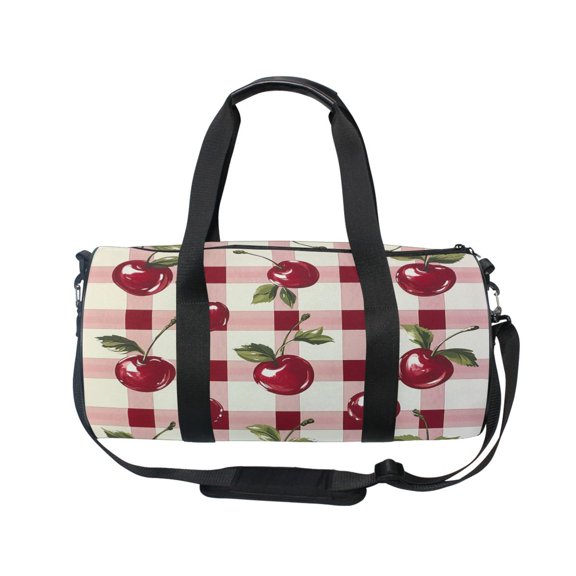 BZSMCE Bucket Sports Bag Creative Cherry Delight Pattern Casual Simple Bag