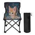 thumbnail image 1 of BZSMCE Camping Chairs Modern Blooming Innocence Pattern Folding chair, 1 of 8
