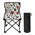 thumbnail image 1 of BZSMCE Camping Chairs Modern Ornate Affection Pattern Folding chair, 1 of 8
