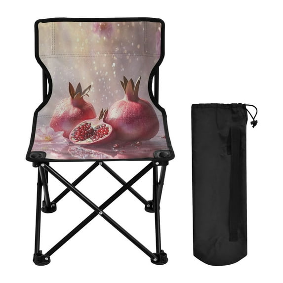 BZSMCE Camping Chairs Modern Pomegranate Bliss Pattern Folding chair