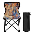 thumbnail image 1 of BZSMCE Camping Chairs Modern Regal Reflection Pattern Folding chair, 1 of 8